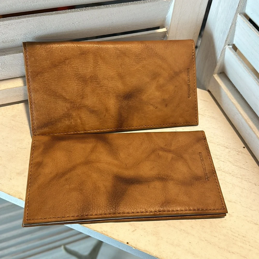 Genuine Leather Dale Jr. 88 Wallets Checkbook Card Holders